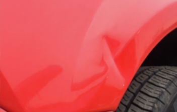 Mobile Paintless Dent Repair door dings crease repair