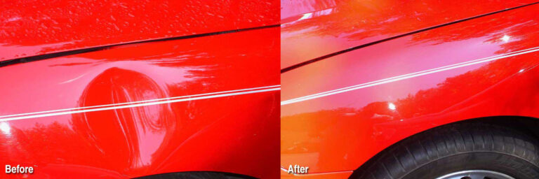 paintless dent repair before and after 4