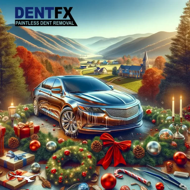 Christmas Paintless dent repair