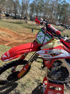 The DentFX Paintless dent repair Sponsors Jason Boyd Motocross