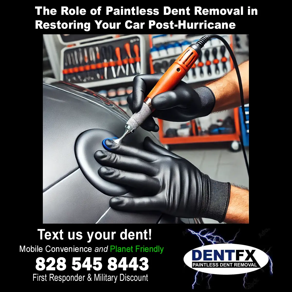 The Role of Paintless Dent Removal in Restoring Your Car Post-Hurricane