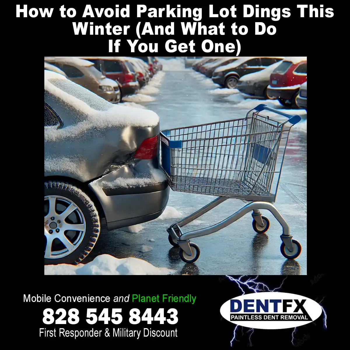 How to Avoid Parking Lot Dings This Winter (And What to Do If You Get One)