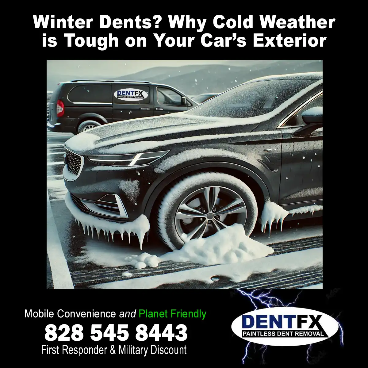 Winter Dents? Why Cold Weather is Tough on Your Car’s Exterior