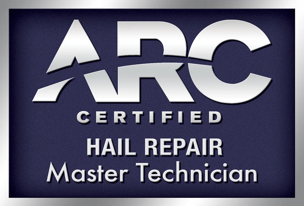ARC Certified Hail Master Technician logo.